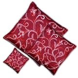 5 Pcs Full Embroidered Silk Cushion Cover With Silk Base & Zipper, Gift Idea For Her (Free Shipping) cush0032