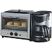 Sunpentown 4-in-1 Breakfast Maker - Silver/ Black