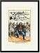Black Framed/Matted Print 17x23, Puck Magazine: Probable Tactics