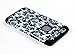iPhone 6, DandyCase 2in1 Hybrid High Impact Hard Black & White Flower Pattern + Silicone Case Cover for Apple iPhone 6 (4.7
