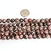 6mm Round Rhodonite Gemstone Beads Strand 15 Inch,Jewelry Making Beads