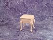 Dollhouse Miniature Unfinished Furniture - End Table with Drawer