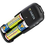 Varta Back-up Battery Charger Including 2 x AA Rechargeable Batteriesby Varta