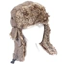 FLOSO® Mens Plain Thermal Winter/Ski Trapper Hat With Faux Fur