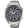 Casio - EQS-500DB-1A1ER - Gents Watch - Quartz - Analogue - Stainless Steel Silver Strap