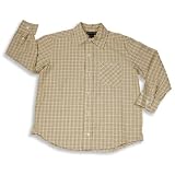DKNY - DKNY - Boys Button Down Plaid Shirt, Mustard