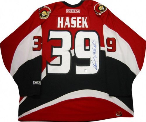 Dominik Hasek Ottawa Senators Autographed Replica Jersey