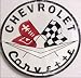 Corvette Flag Logo Circular Sign