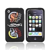 BULL DOGS BLACK for Ed Hardy iPhone 3Gs Silicone Case