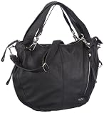Buffalo BAG 209-AB1527 SYN LEATHER 110666, Damen Henkeltaschen, Schwarz  (BLACK 01), 30x35x7 cm (B x H x T)
