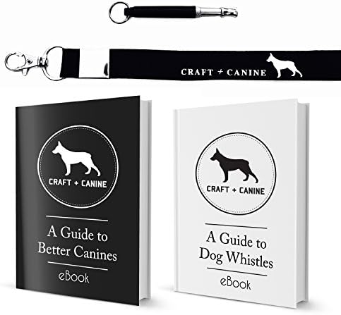 Craft and Canine Dog Whistle Adjustable Pitch Training Device Stop Barking with Training ebook's.