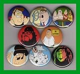 Family Guy Peter Griffin Set of 8 - 1 Inch Magnets