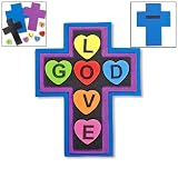 God Is Love Cross Magnet Craft Kit (1 dz )