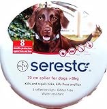 2-packs Seresto Flea and Tick Collar for Dogs Over 18 lbs, Large Dogs