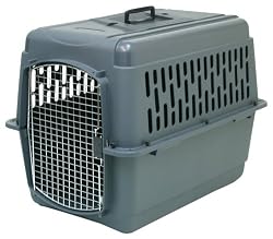 Petmate Pet Porter 2 Kennel, For Pets 25-30 Pounds,  Dark Gray
