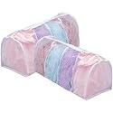 Mesh Hosiery Stockings 4-Compartment Wash Bag 2-Pack - Household Essentials #130-2