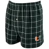 Miami Hurricanes Green Gridiron Boxer Shorts