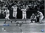 Carlton Fisk Autographed/Hand Signed Boston Red Sox 16x20 Photo (1975 WS Home Run 4X Exposure)