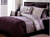 12 PC. HAMILTON STITCHED OVERSIZED COMFORTER SET W/ SHEETS, PILLOWS, SHAMS