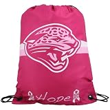 NFL Jacksonville Jaguars Hot Pink Hope 2010 Breast Cancer Awareness Drawstring Backpack