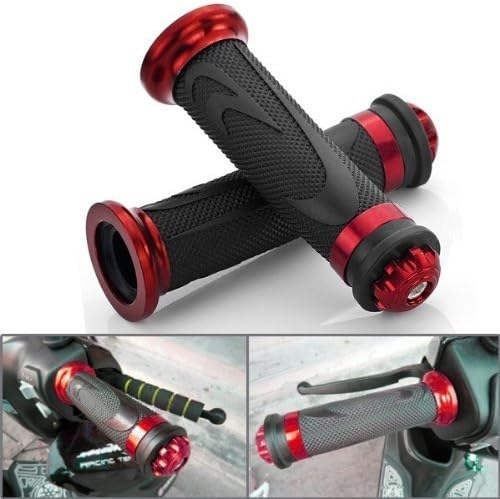 Motorstar Custom Racing Motorcycle Parts Soft Rubber Handlebar Hand Grips Bar Ends For 7/8"(22mm) Handlebar Yamaha YZF R1 2004 2005 2006 2007 2008