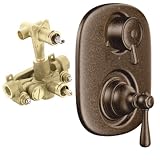 Moen T4111ORB-3330 Kingsley Moentrol Valve Trim Kit with Lever Handle and Valve, Oil Rubbed Bronze