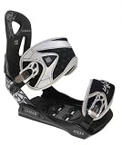 Lamar MX35 Silver Snowboard Bindings Black