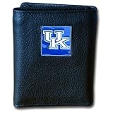 College Tri-fold Leather Wallet - Kentucky Wildcats