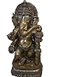 Antique Ganesha Good Luck Statue Ganpati Bronze Sculpture Yoga Gift Antique Ganesha Good Luck Statue Ganpati Bronze Sculpture Yoga Gift