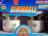 4 Pack Dimmable Compact Fluorescent Light Bulbs! 15w = 75w Ulamerica Model: