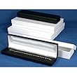 6 Black Leather Bracelet Watch Gift Boxes Showcase Displays