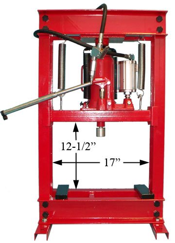 20 Ton Air Hydraulic Oil Filter CAN CRUSHER SHOP PRESS