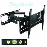 iMounTek Full Motion Universal Tilting Plasma, LED, LCD TV Wall Mounts Mounting Brackets in Black Color w/ level - Fits Sony 40 46 52 55 60 LED LCD Plasma XBR-60LX900, KDL-60NX810, KDL-60EX700, KDL60EX500, KDL55NX810, KDL55HX800, KDL55EX710, KDL-55EX500, XBR-52LX900, XBR-52HX909, KDL-52EX700, XBR-46HX909, KDL-46HX800, KDL-46NX810, KDL-46NX800, KDL-46EX710, KDL-46EX700, KDL-46EX600, KDL-46EX500, KDL-46EX400, KDL-40HX800, KDL-40NX700, KDL-40EX710, KDL-40EX600, KDL-40EX500, KDL-40EX40B, KDL-40EX400