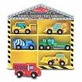 Melissa & Doug Deluxe Wooden Construction Vehicles Set