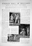1925 年のポンペイホールのフレスコ画の Lustral 儀式の未婚の尼僧の Vionnet のワックスのマネキン