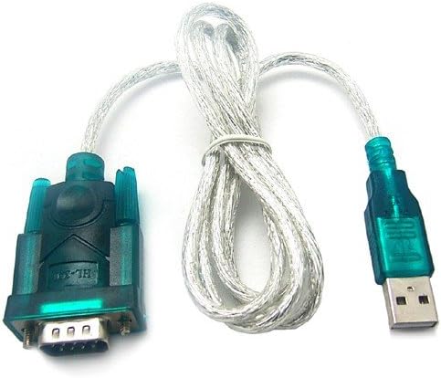 Sienoc USB to RS232 Serial 9 Pin Cable Adapter for PDA PC GPS Color Blue