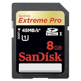 SanDisk Extreme Pro 8GB SDHC Flash Memory Card SDSDXP1-008G