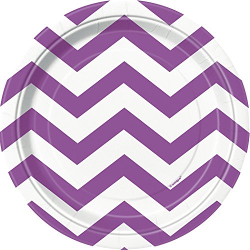 Chevron Dessert Plates, 6.875