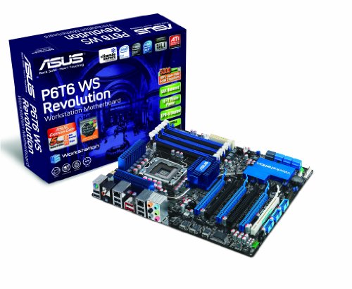 Asus P6T6 WS Revolution Core i7 / Intel X58/ DDR3/ CrossFireX & 3-Way SLI/ A&2GL/ ATX Motherboard