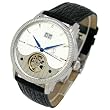 Christophe Skye - Datevue S Automatic Watch with Black Leather Strap. Model: CS-843332000276