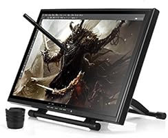 Ugee 19" Graphics Tablet Drawing Monitor High Res Interactive Display 16MS TFT LCD (Black)