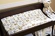 Kids Line Velour Changing Pad Cover, Mosaic Transport
