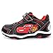 Disney Cars Boys Black Lighted Sneakers Shoes (Toddler/Little Kid)