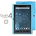 ProntoTec Axius Series Q9 7 Inch Quad Core Android 4.4 KitKat Tablet PC, 800 x 480 Pixels Cortex A8 Processor, 4GB ROM, Dual Camera, G-Sensor, Google Play Pre-loaded -Blue (2015 New Model)
