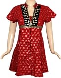 Party Wear Tunic & Top Womens Clothing Blouse-Indian Boho Ladies Casual Wear Kurta Size XS