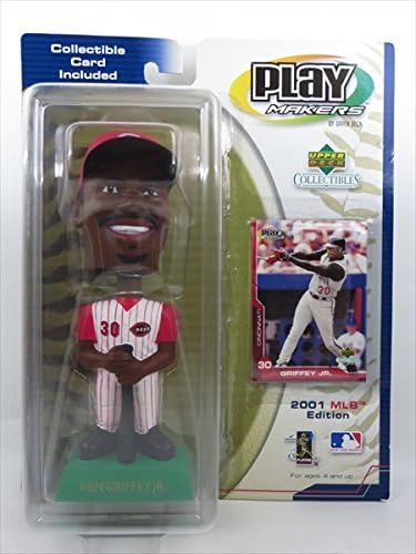 Ken Griffey Jr Cincinnati Reds bobblehead 2001 MLB Play Makers bobble head Upper Deck (upper deck)