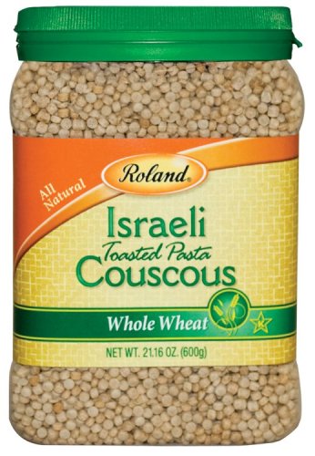 Roland Whole Wheat Israeli Couscous, 21.16-Ounce Jars (Pack of 2)