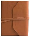 Genuine Leather Wrap Journal / Diary, British Tan, 5x7"