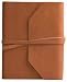 Genuine Leather Wrap Journal / Diary, British Tan, 5x7"
