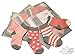 Izzy & Roo Heathered Baby Socks - Set of 4 Pair (0-12 Months, Rose)